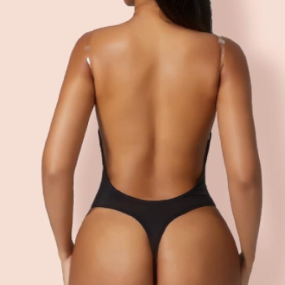 NEW Backless U Plunge Thong Bodysuit Shapewear - Picture 7 of 16
